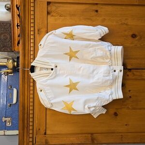 Vintage Otto Kern silk bomber jacket.